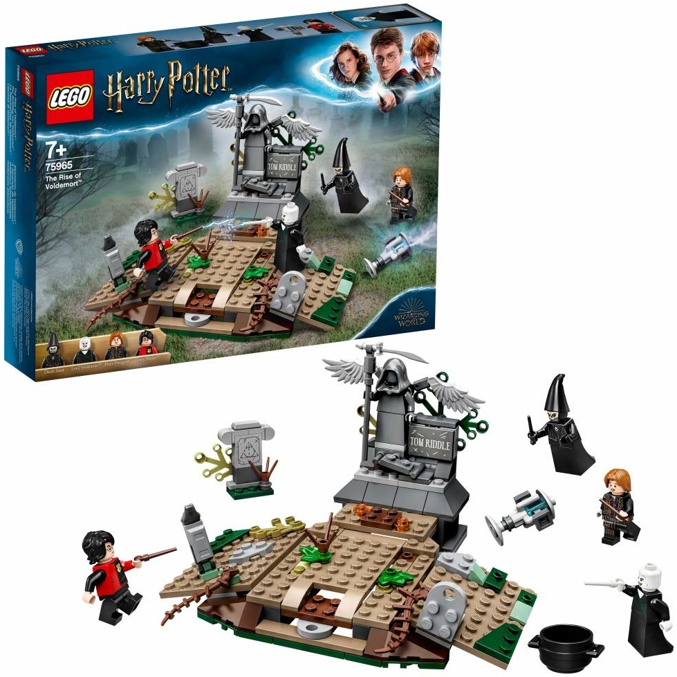 LEGO Harry Potter 75965 'Der Aufstieg von Voldemort', 184 Teile, ab 7 Jahren, inkl. 4 Minifiguren