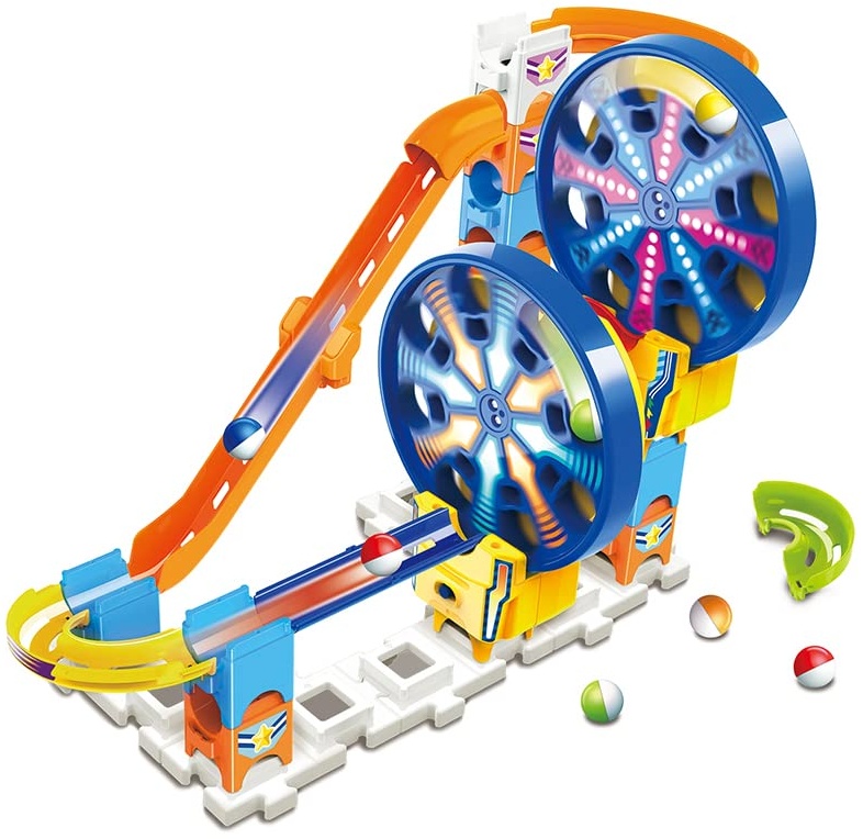 VTech Marble Rush, Kugelbahn Fun Fair Set Electronic M300E