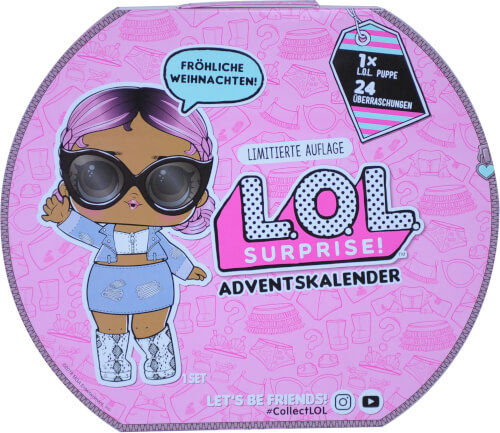 MGA Entertainment 'L.O.L. Surprise Adventskalender 2021', mit 25 Überraschungen, ab 4 Jahren