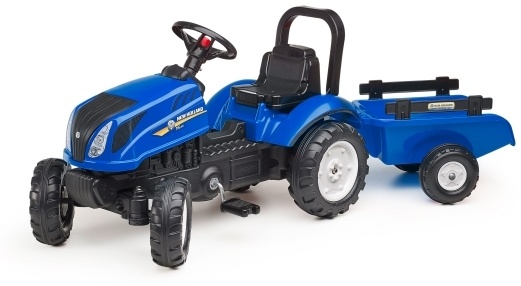 FALK New Holland traktor med vogn (808-070)