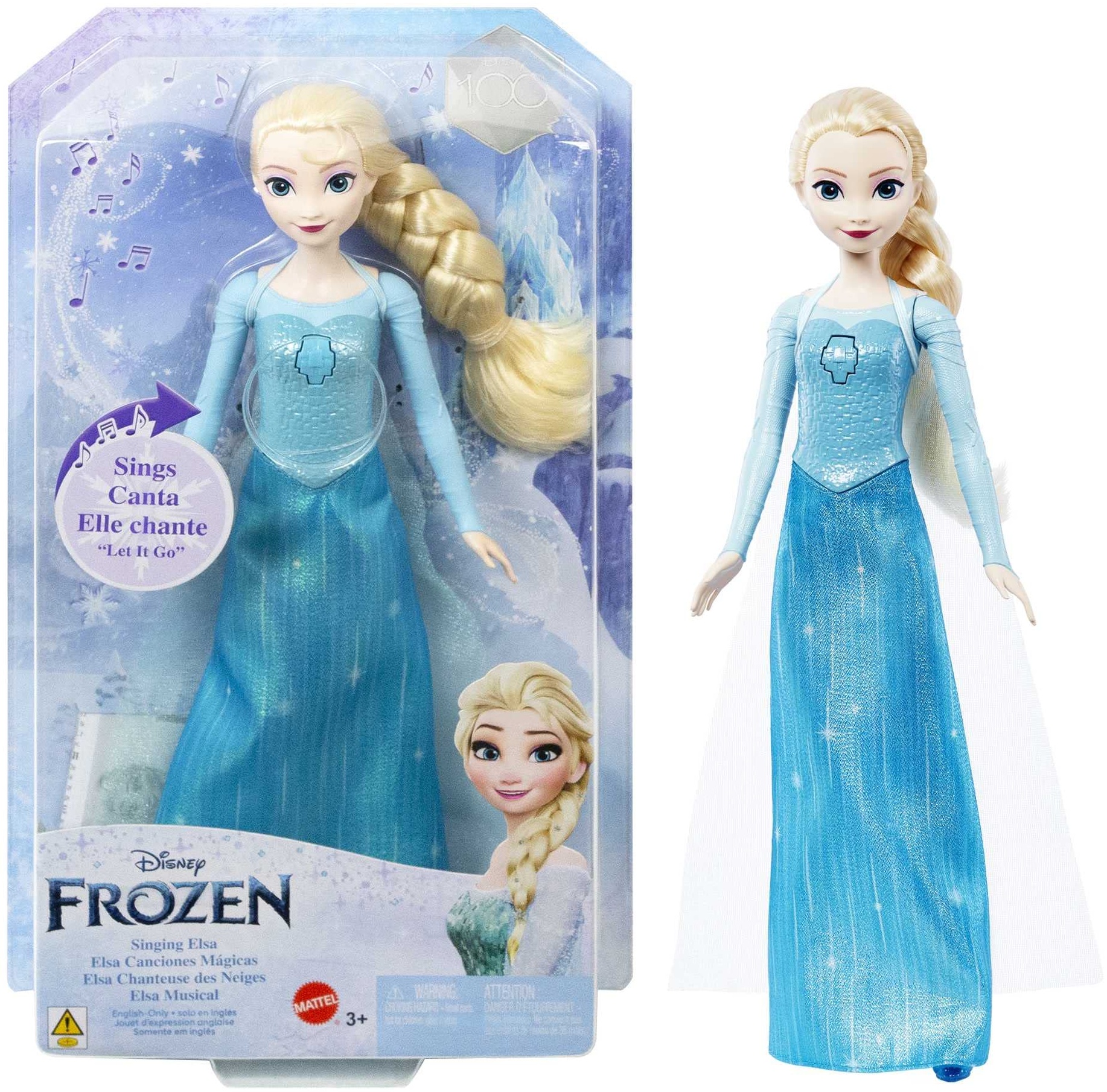 Disney Frozen Spielzeug, singende ELSA-Puppe in charakteristischer