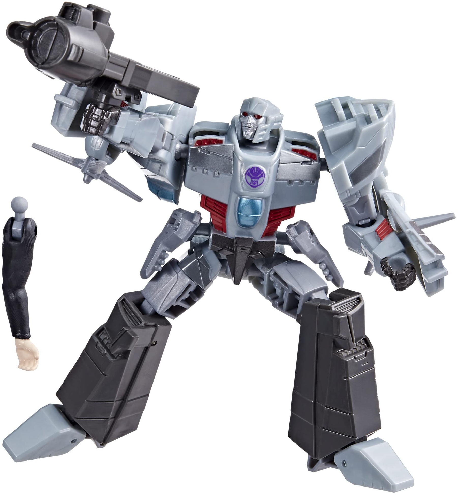 Transformers Spielzeug EarthSpark Deluxe-Klasse Megatron, 12,5 cm große Action-Figur, Roboterspielzeug für Kinder ab 6