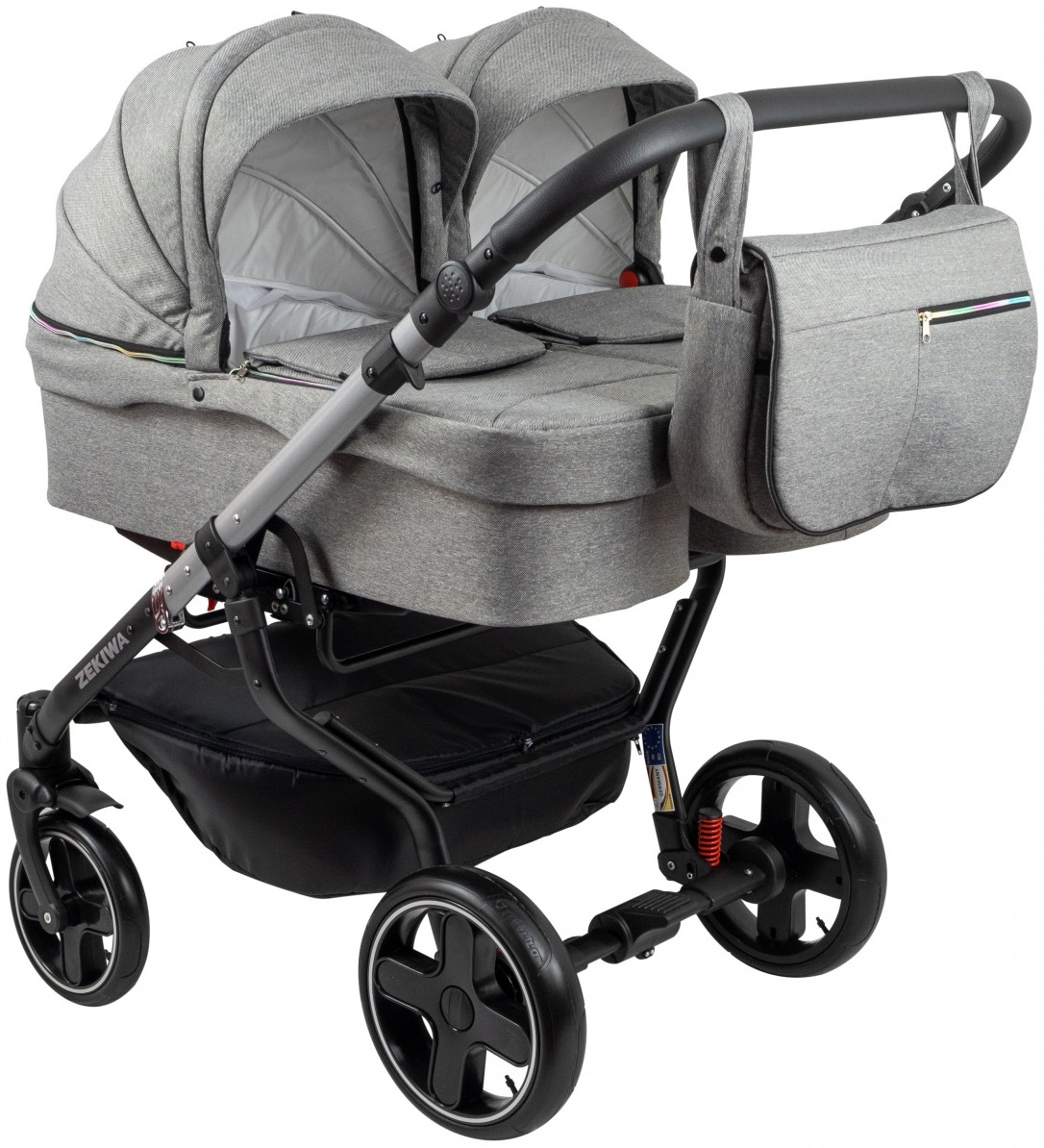 Zekiwa 'Twins' Zwillingswagen Special Grey