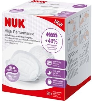 NUK High Performance Breast Pads - 30 pcs 252134 Nuk