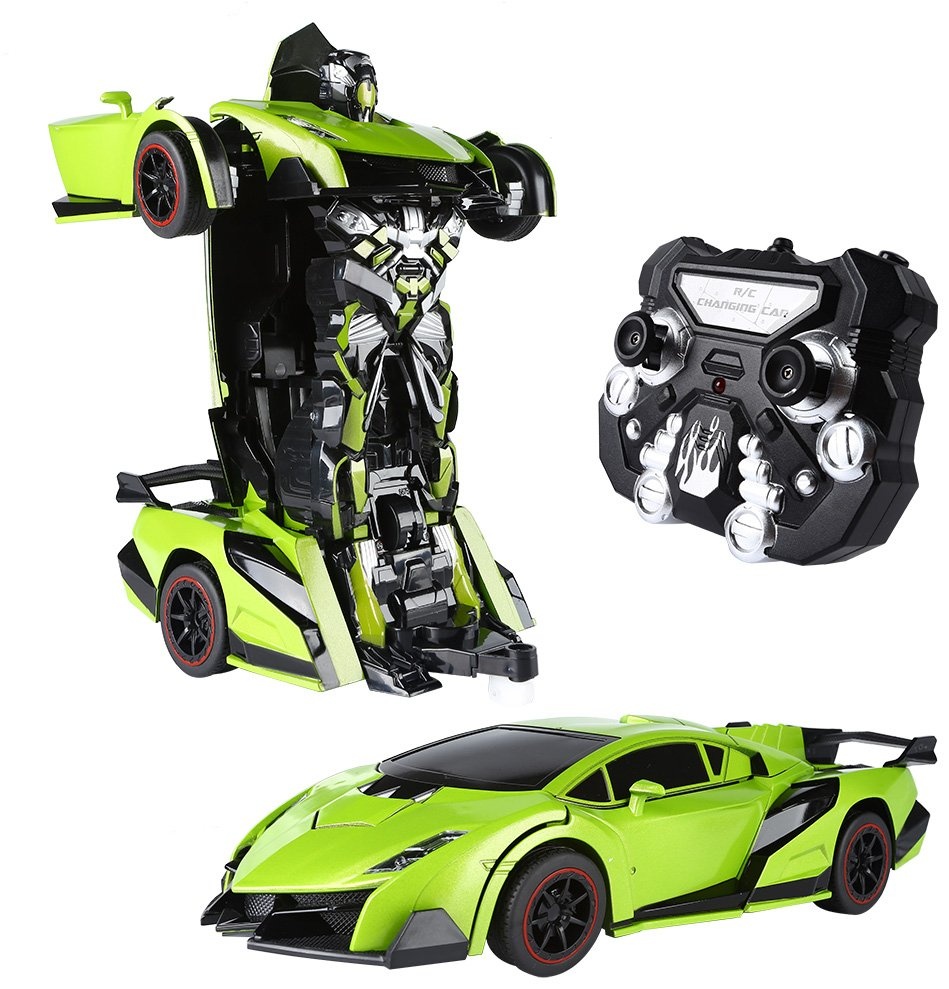 SainSmart Jr. 1/14 Transformator Spielzeug, Ferngesteuertes Auto Roboter, 2 in 1 Transforming Spielzeug ab 6 7 8 9 10 11 12 Jahre Kinder Jungen