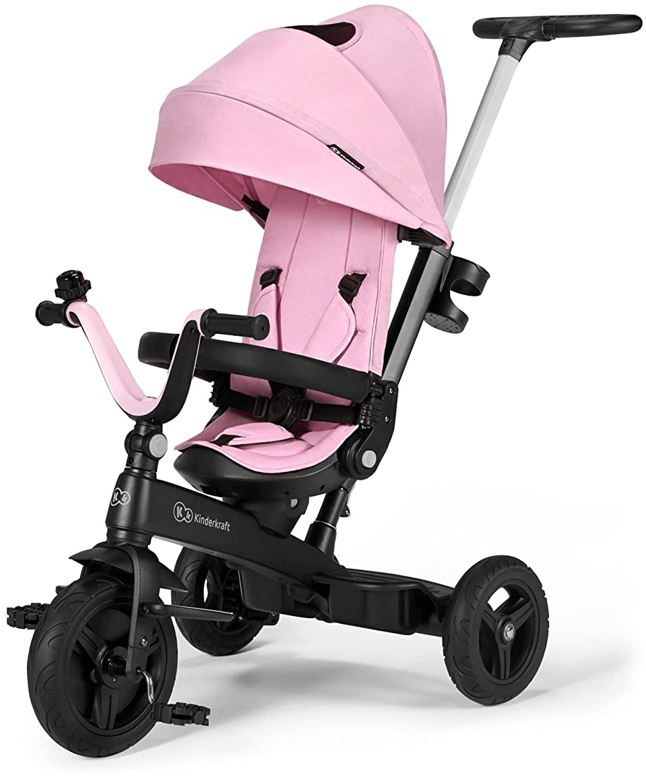 Kinderkraft 5-in-1 Dreirad TWIPPER - pink