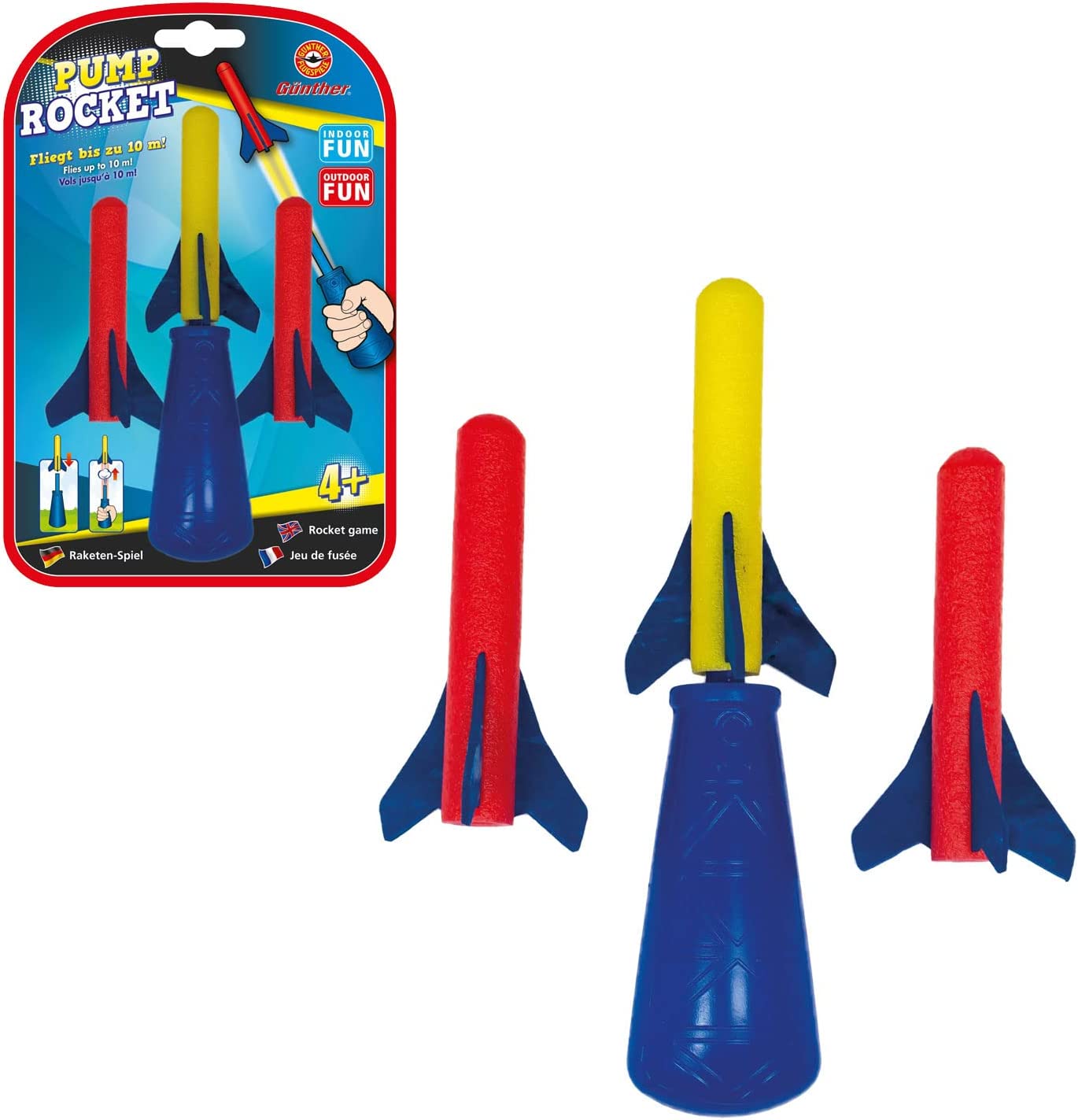 Mini Hand Pump Rocket, ab 4 Jahren