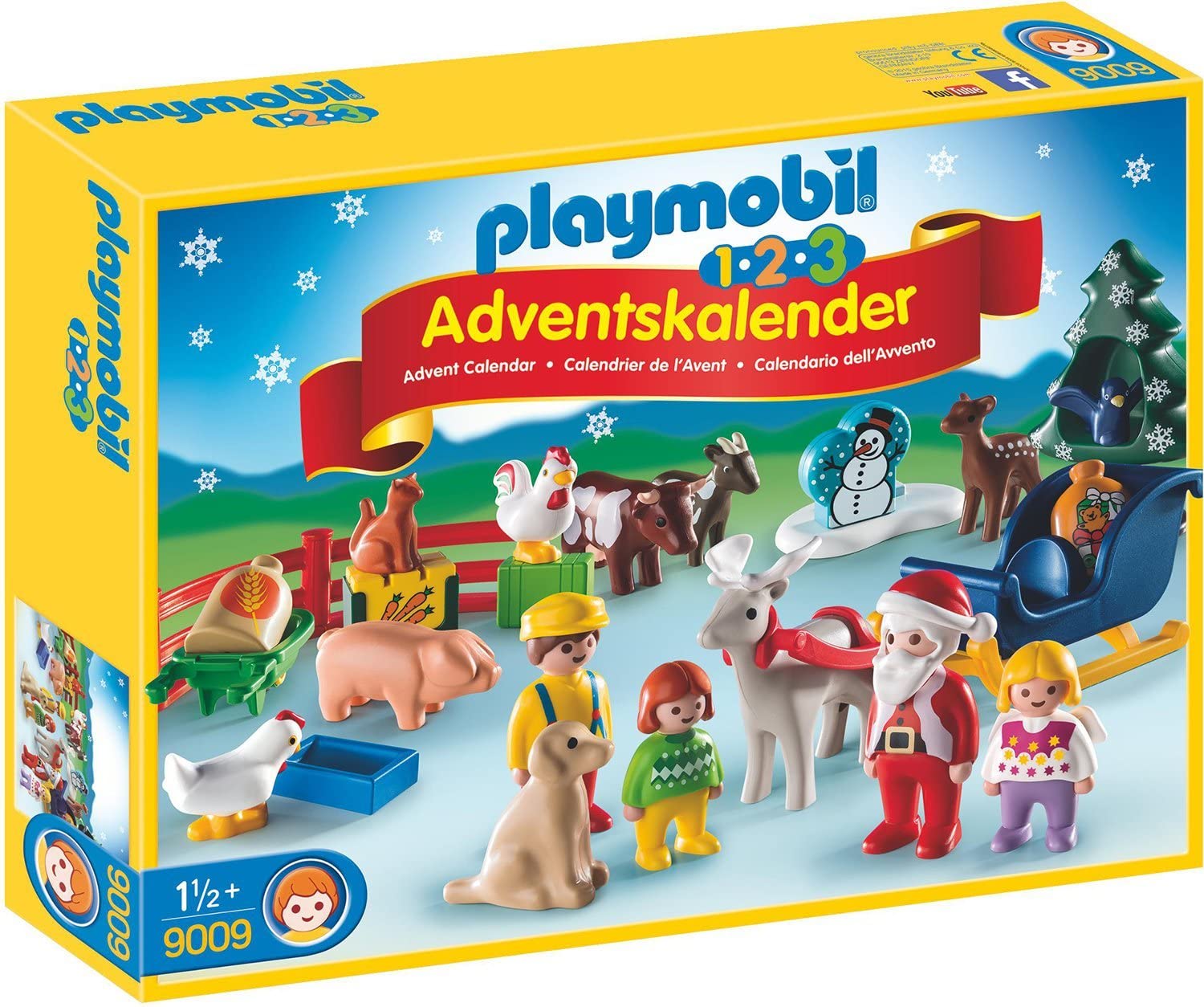 Playmobil 9009 - 1.2.3 Adventskalender Weihnacht auf dem Bauernhof