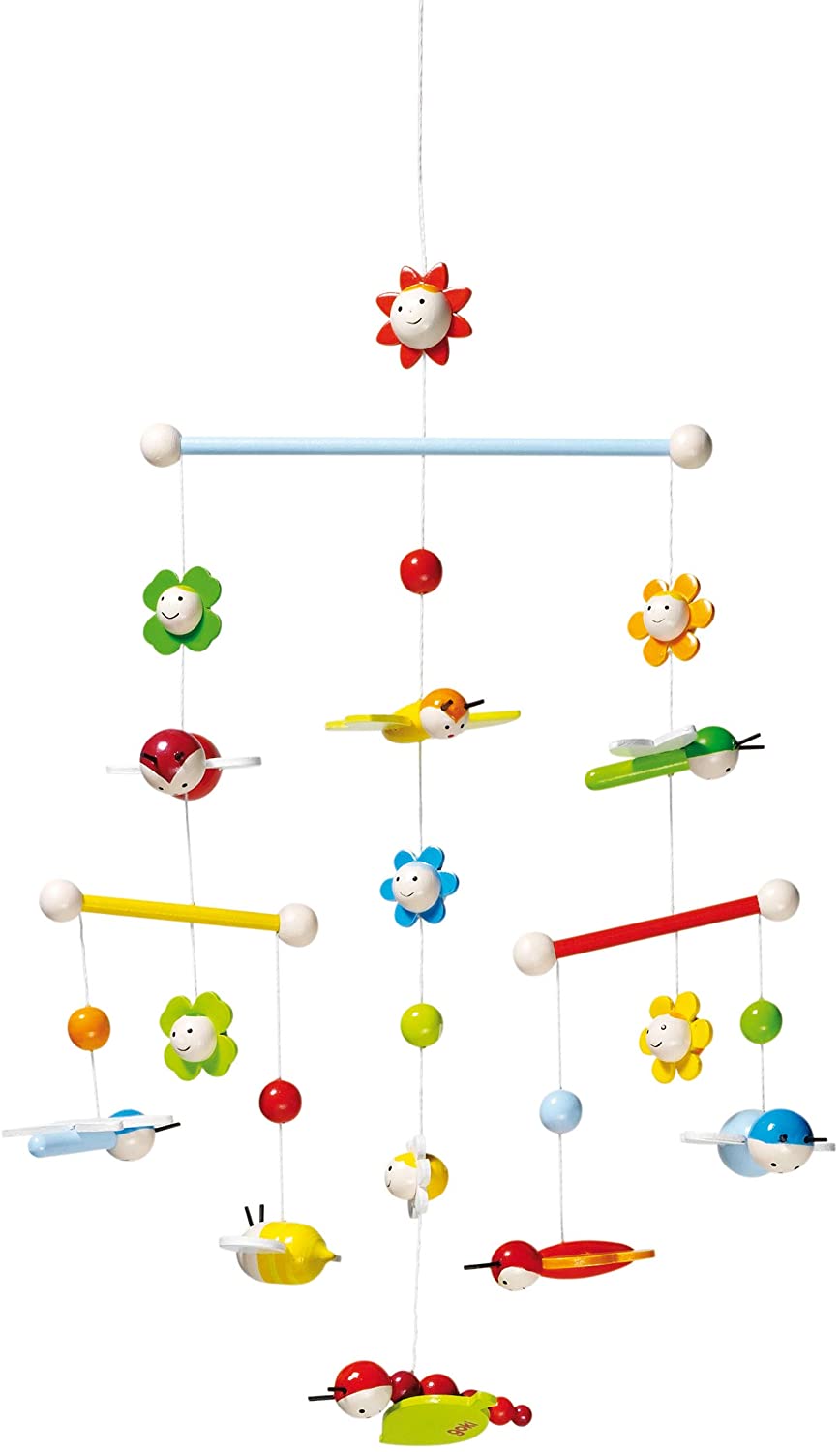 Goki 52924 3-D Mobile Frühlingswiese, Mehrfarbig