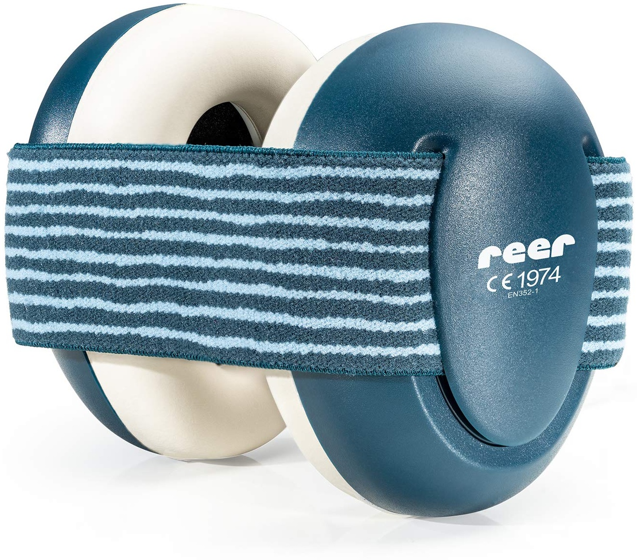 Gehörschutz für Babys SilentGuard, besonders weich und leicht für den empfindlichen Babykopf, mitwachsend, blau