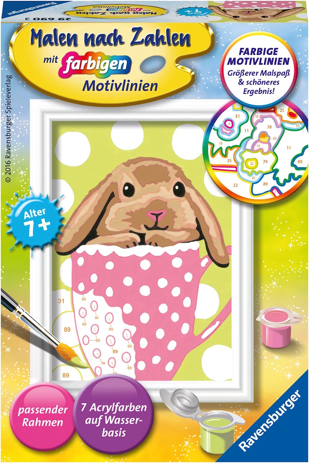 Malen nach Zahlen Süßes Schlappohr