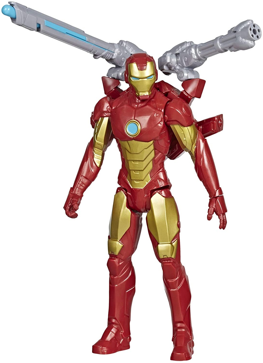 Marvel Avengers Titan Hero Serie Blast Gear Iron Man, 30 cm große Figur, mit Starter, 2 Accessoires und Projektil, ab 4 Jahren - Preisvergleich