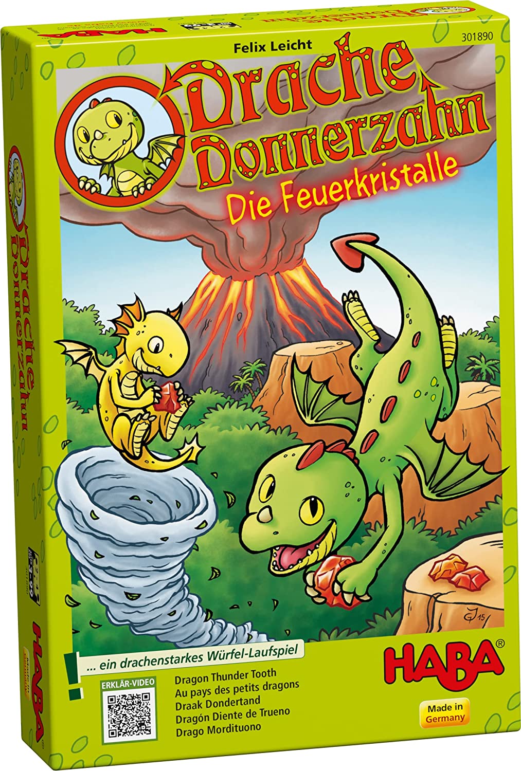 HABA® - Mitbringspiele - Drache Donnerzahn - Die Feuerkristalle