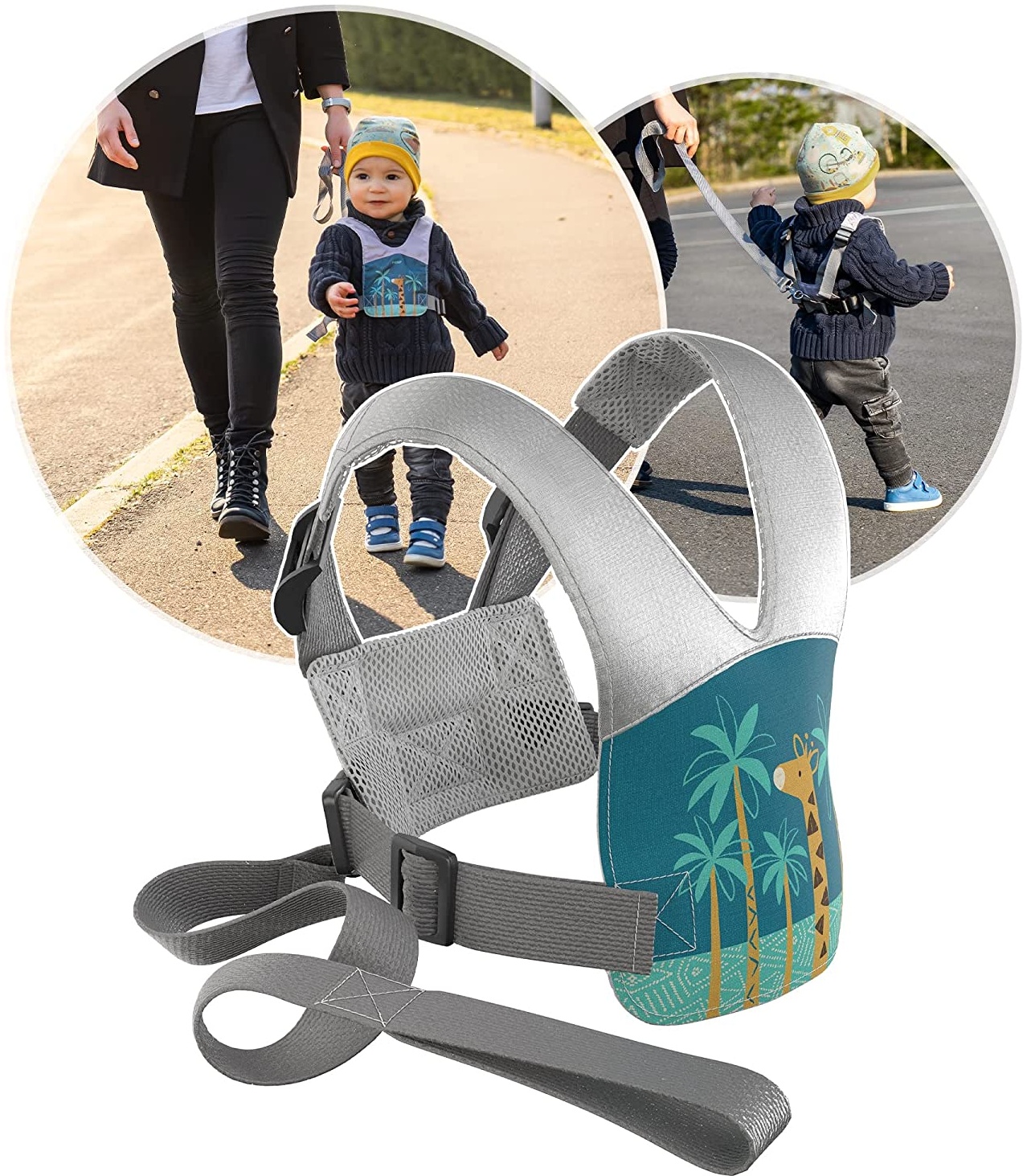 TravelKid Go Kinder-Lauf- und Schutzgurt, Sicherheitsleine und Laufgurt für Babys und Kinder
