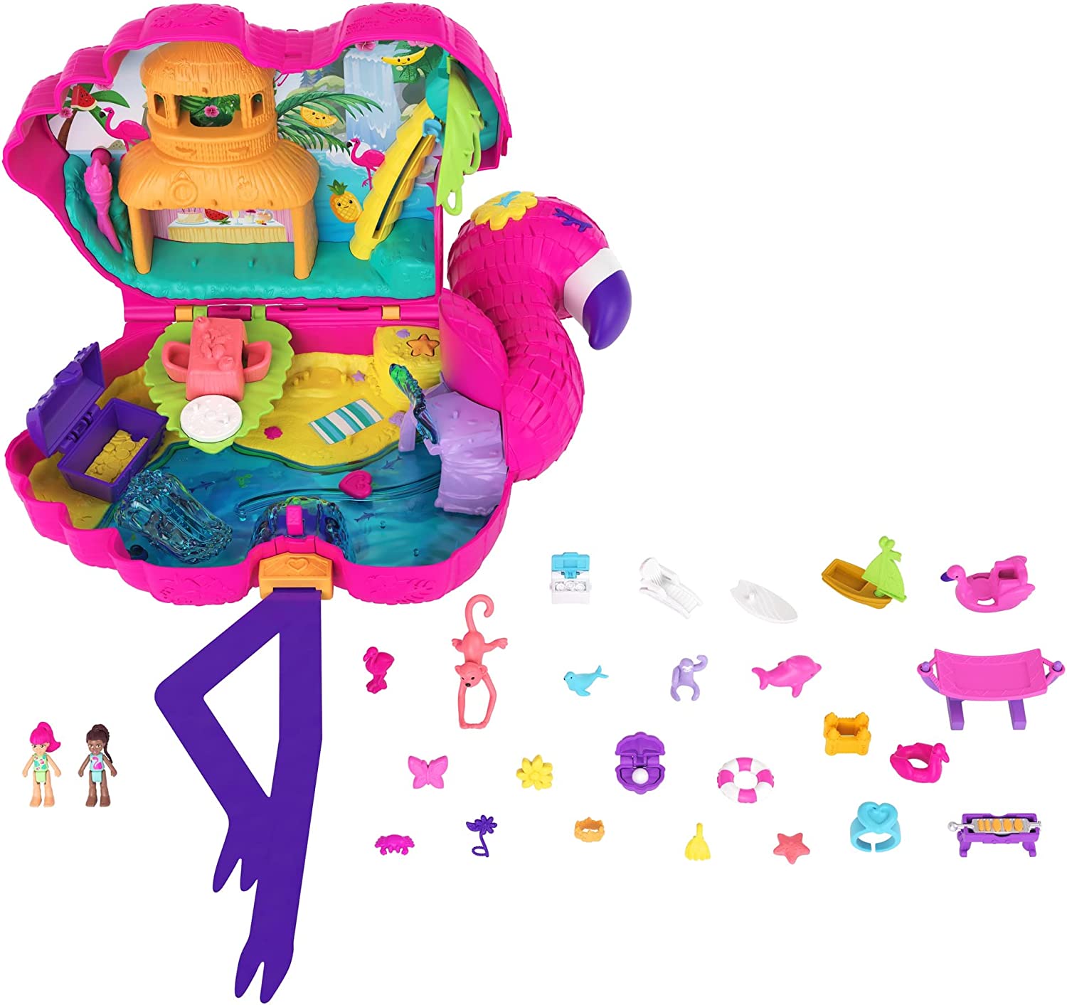Mattel Polly Pocket Flamingo-Party Spielset
