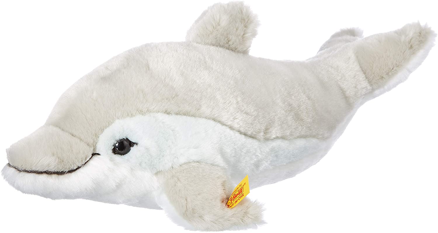 Steiff 063183 Cappy Delphin 35 grau/Weiss Delfin