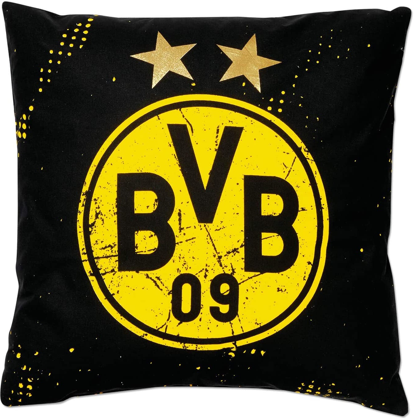 BVB Borussia Dortmund Kissen Sterne