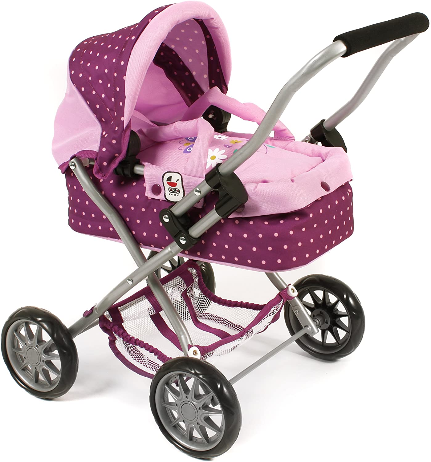 Bayer Chic 2000 555-29 Puppenwagen Smarty, Lila, Rosa