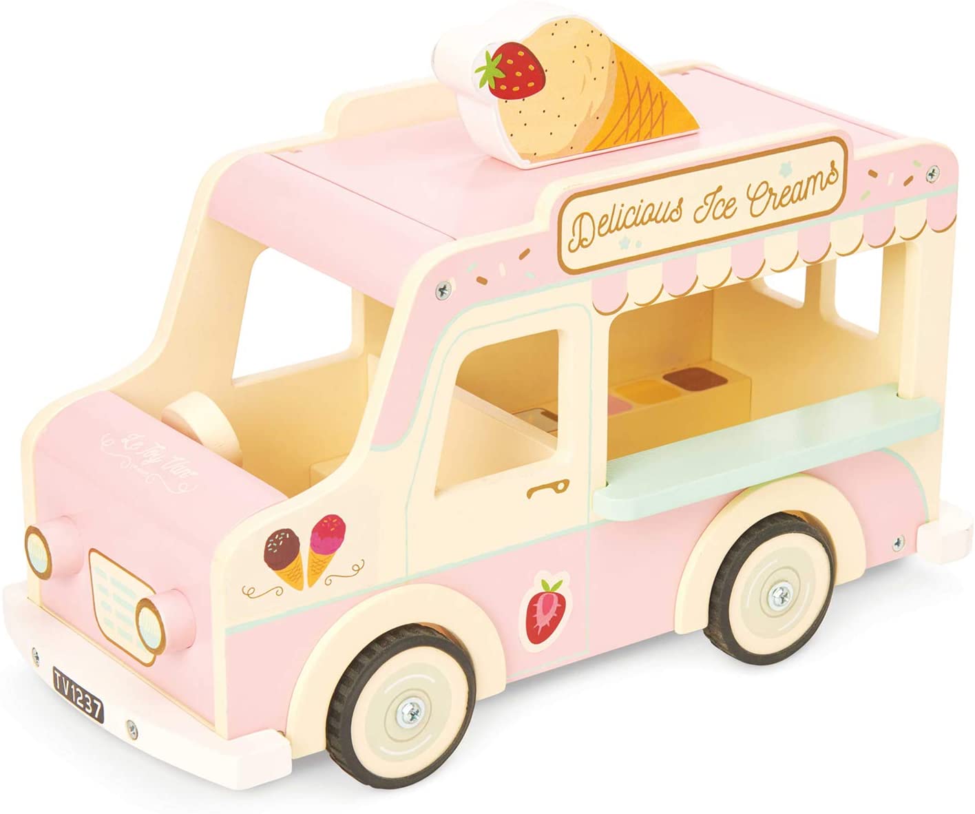 Le Toy Van ME083 Eiswagen Holzauto