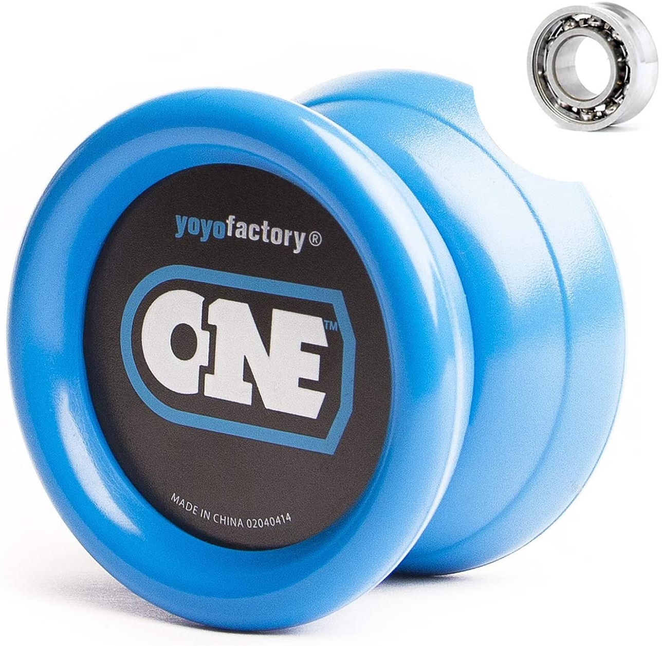 YoyoFactory ONE Yo-Yo - BLAU (Vom Anfänger Zum Profi, Moderne Leistung YoYo, Metall Kugellager, Schnur und Anleitung Enthalten)
