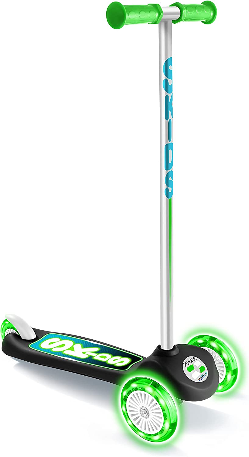 Scooter Leuchtend Junior 66 X 27 Cm Abec 5 Grün