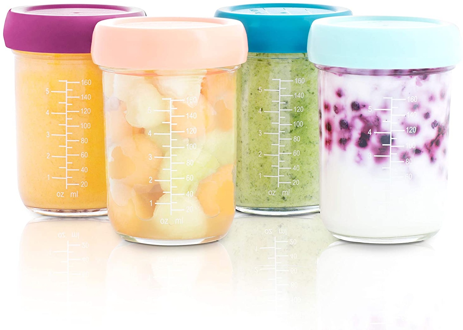 Babymoov Glas Babybols 220ml 4 Stück Transparent