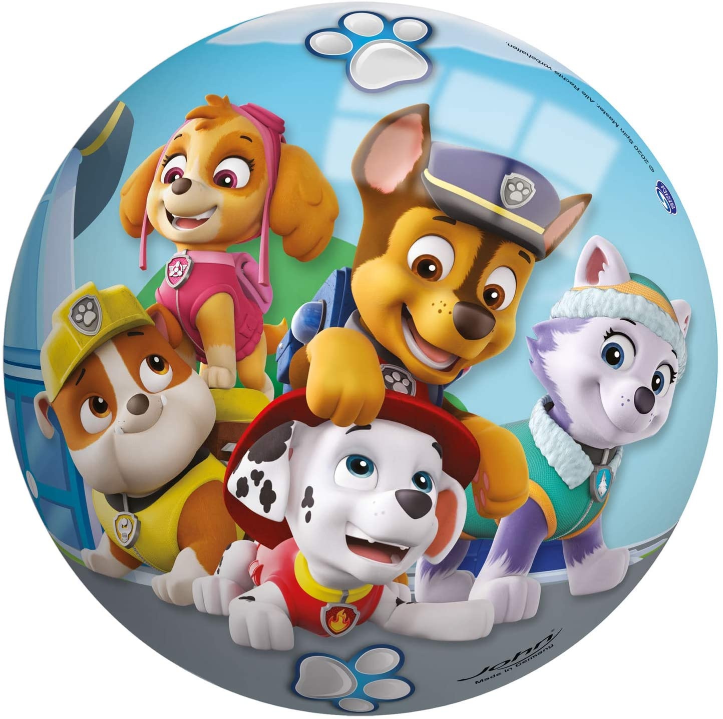 Globo Toys Globo-50952 Buntball Paw Patrol 9'', bunt