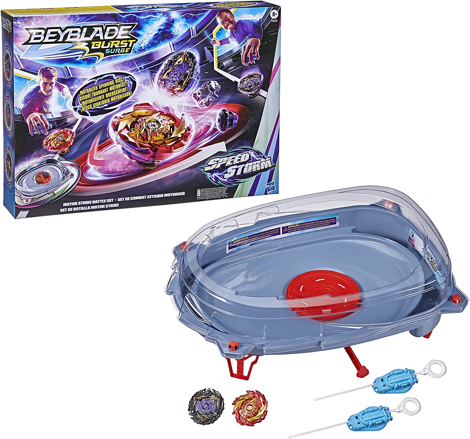Hasbro F0578EU4 Beyblade 'Beyblade Burst Surge Speedstorm Motor Strike Battle Set', ab 8 Jahren