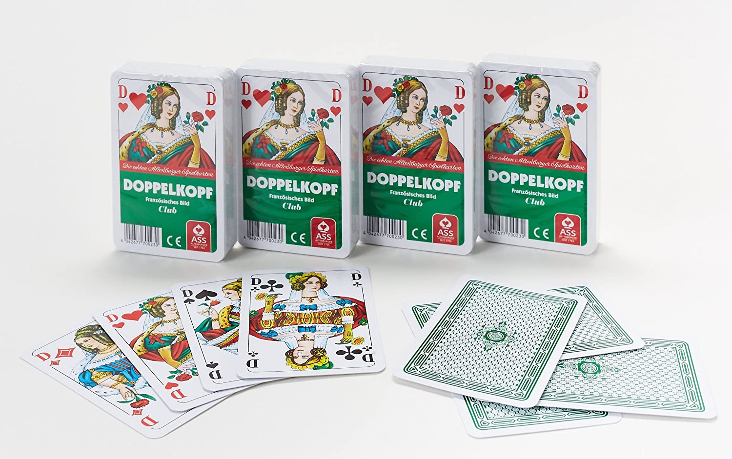 Doppelkopf (Glasklares Etui)