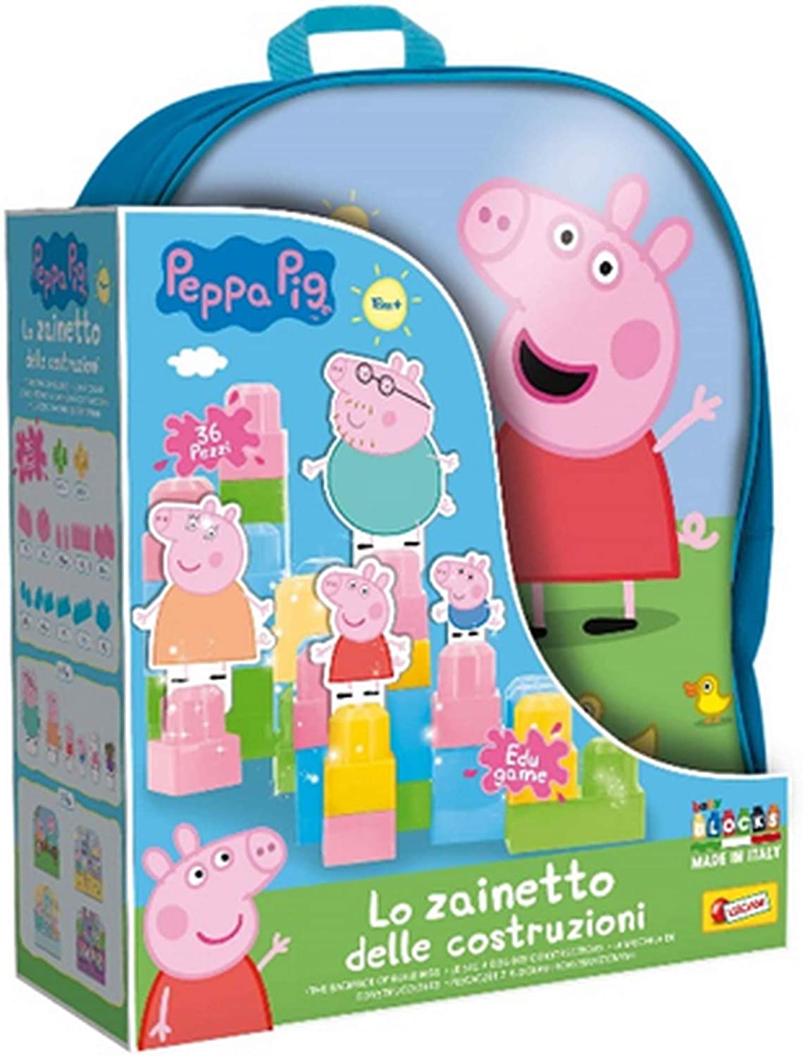 Backpack with construction blocks Peppa Pig 82674