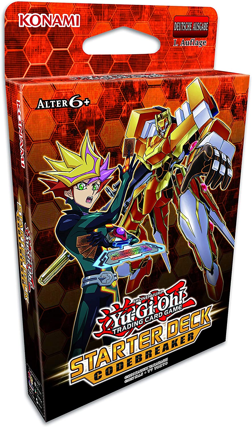 Konami Yu-Gi-Oh! Starter Deck 2018 'Codebreaker', Sammelkartenspiel, 45 Karten, ab 6 Jahren