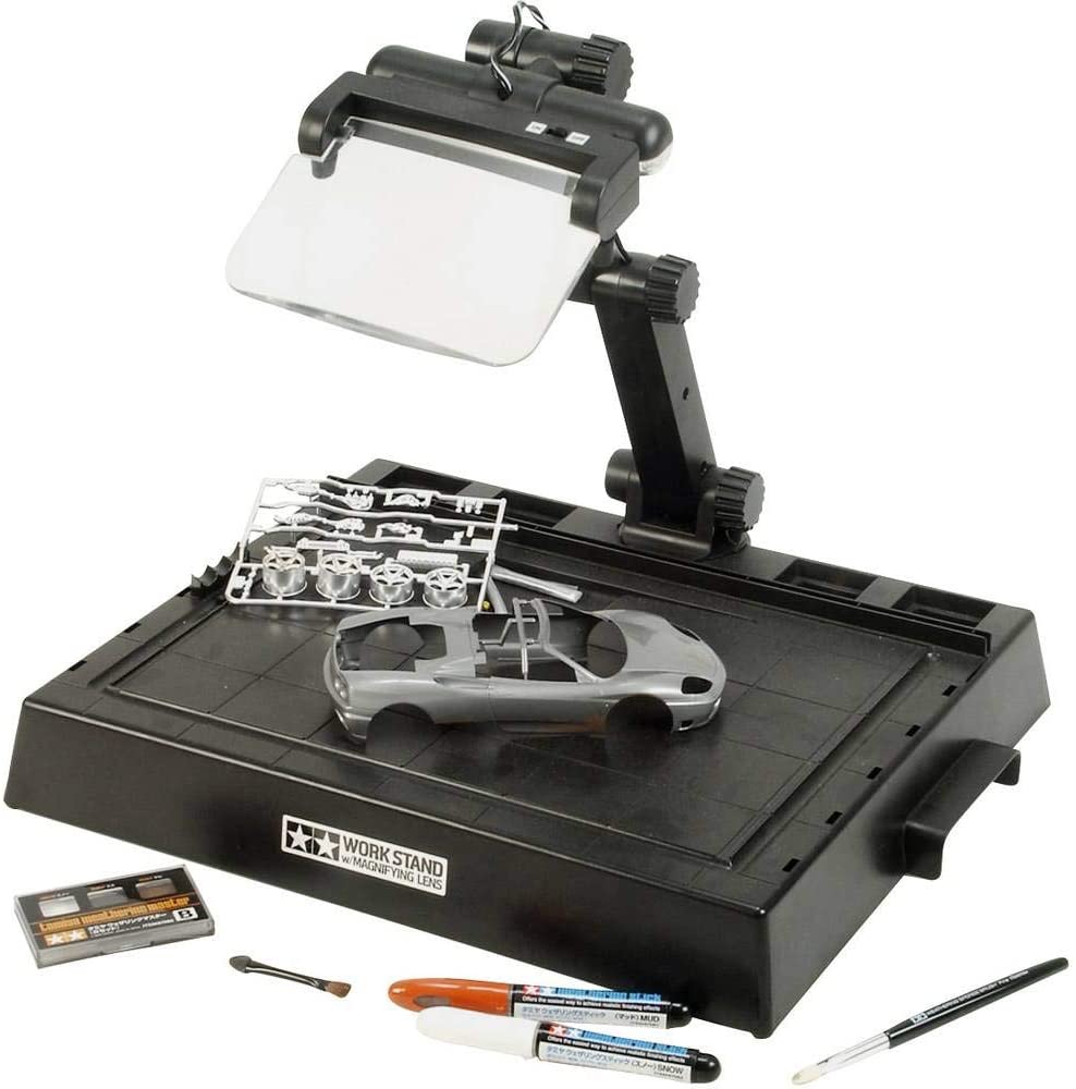 Tamiya Arbeitsstation 74064 mit LED + Lupe 300074064