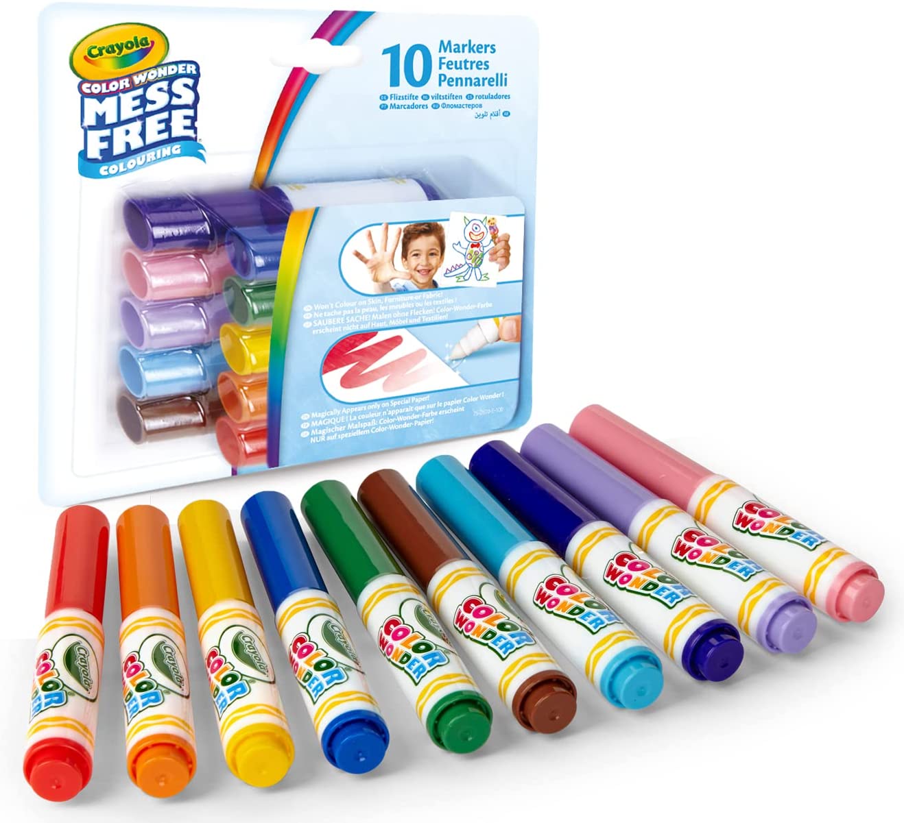 Crayola 10 Color Wonder Filzstifte