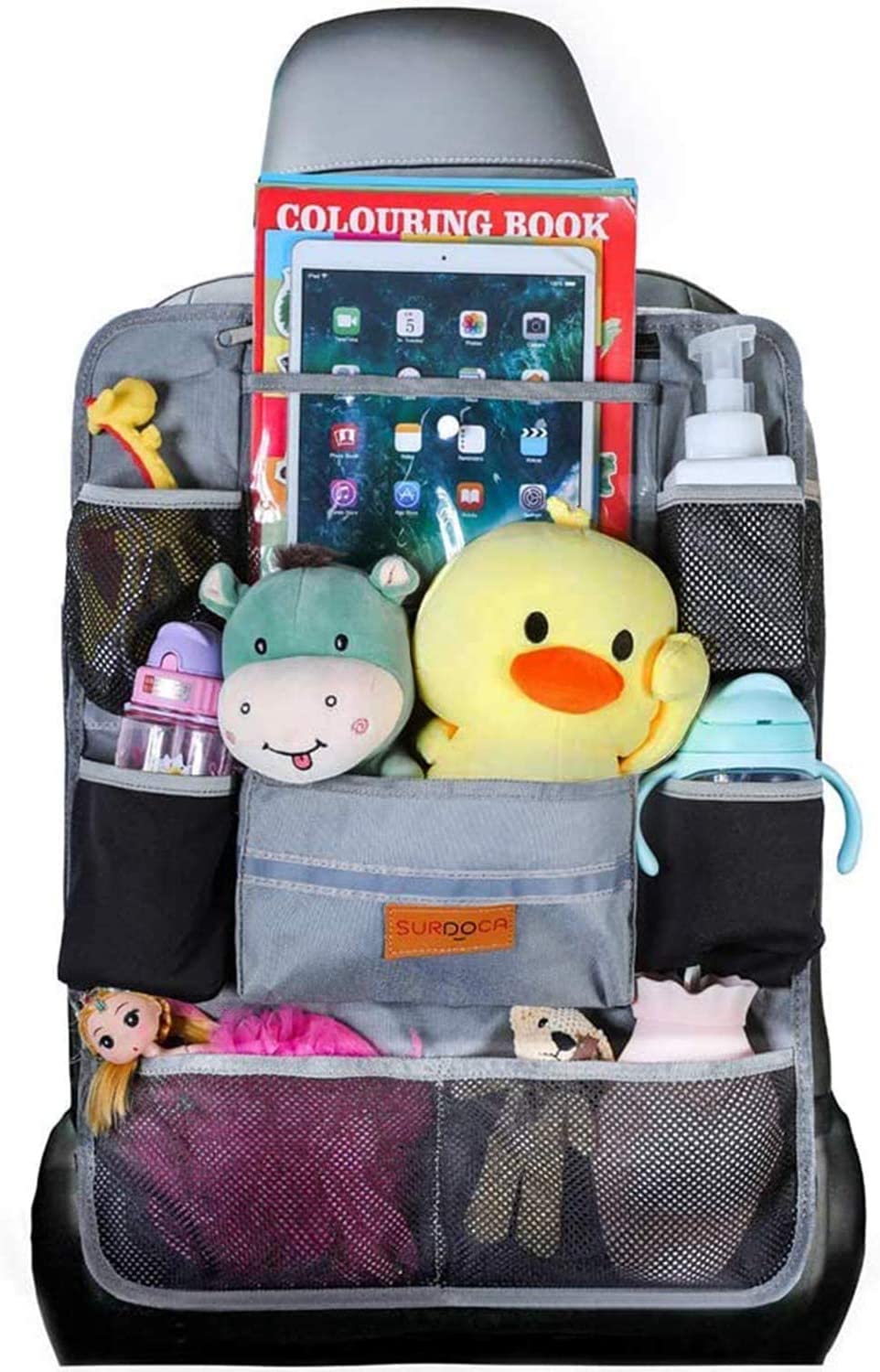 LÄSSIG Autoorganizer Autorücksitzorganizer Rücksitztasche für Auto zum  Hängen zusammenklappbar 55 cm/Car Wrap-to-Go Adventure Bus : : Baby