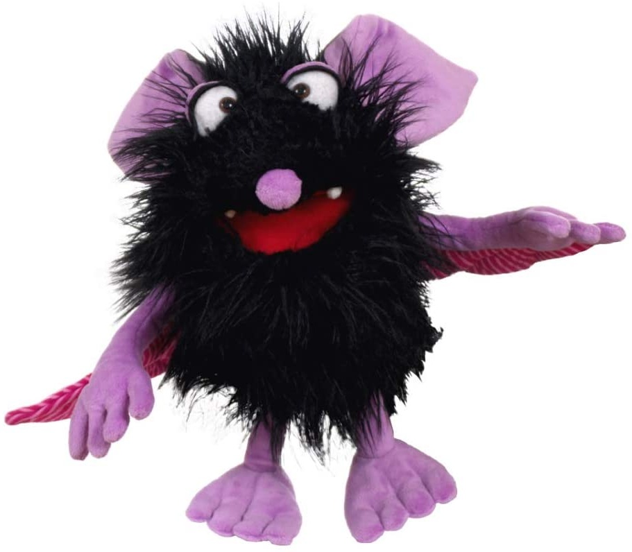 Horror-Shop Bammel Fledermaus Bauchredner Handpuppe