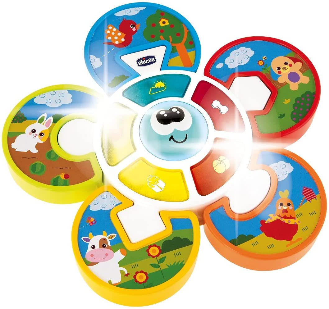 Chicco ELEKTRONISCHES PUZZLE – ERRATE DAS TIER 12-36 Monate