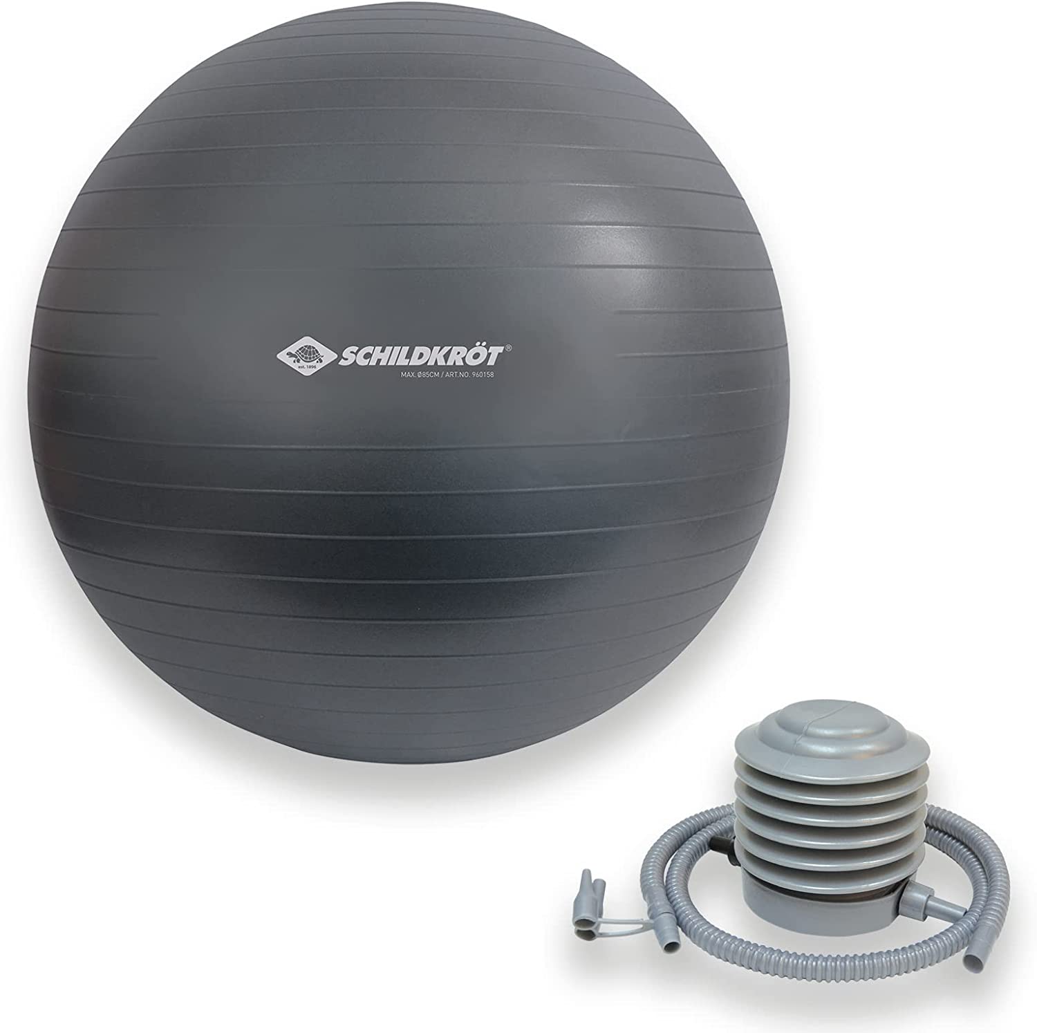 Schildkröt Fitness - GYMNASTIKBALL 85cm, (anthracite)