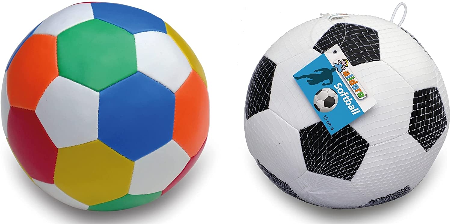 alldoro 60305 Softball Ø 10 cm, 1 Fußball 1 Ball, Softfußball aus