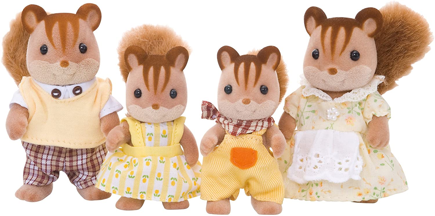 Sylvanian Families - Walnuss Eichhörnchen Familie Knacks