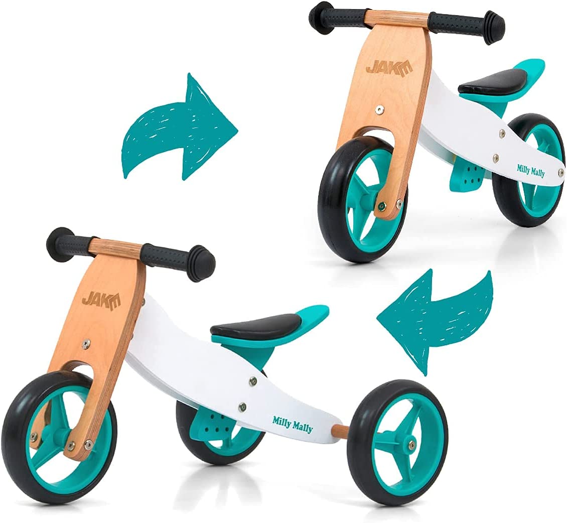 Milly Mally Jake 2in1 Classic Mint Vehicle Bike