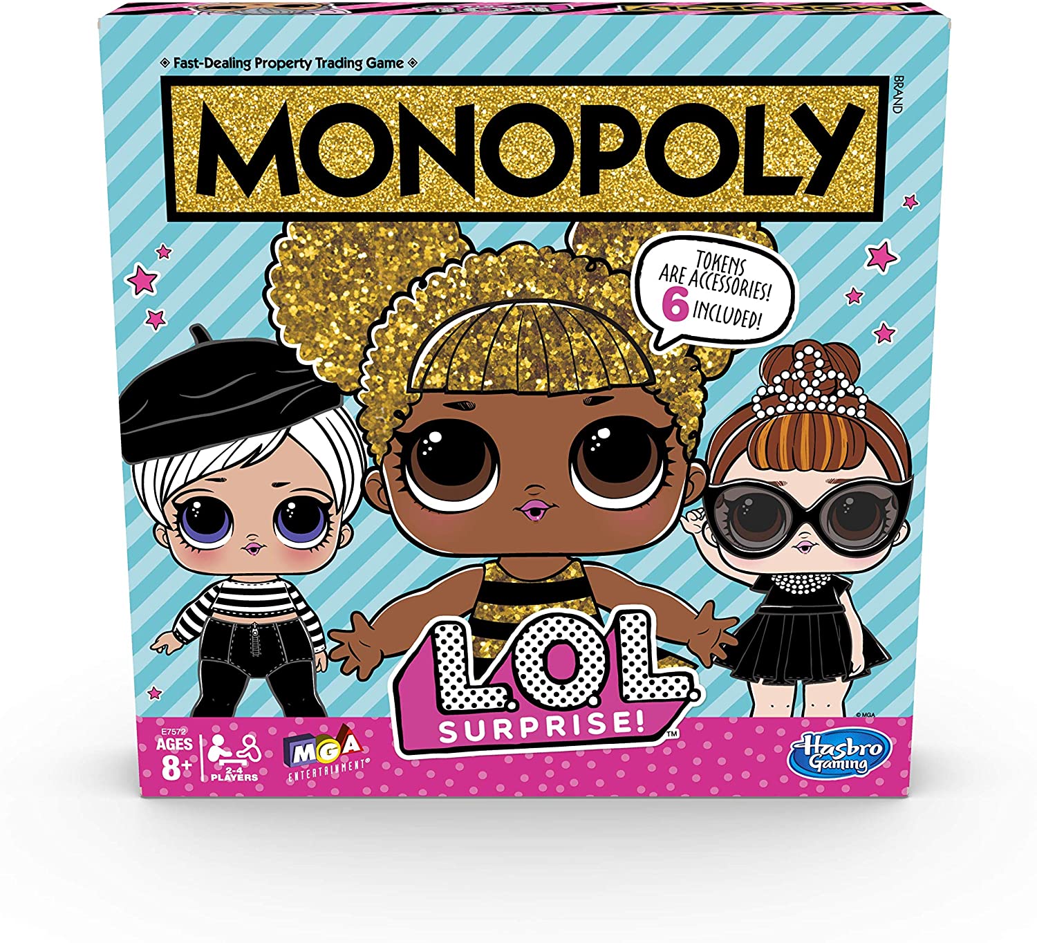 Monopoly Spiel: L.O.L. Überraschung! Edition Brettspiel für Kinder ab 8 Jahren