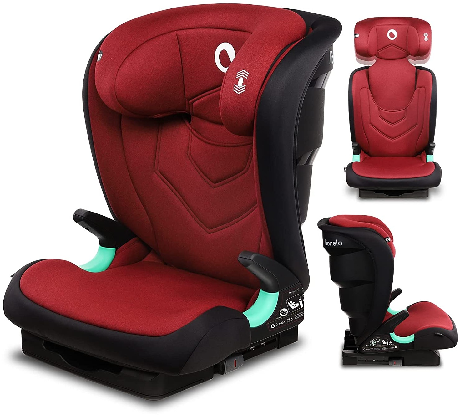 lionelo Kindersitz Neal i-Size Red Burgundy - Preisvergleich