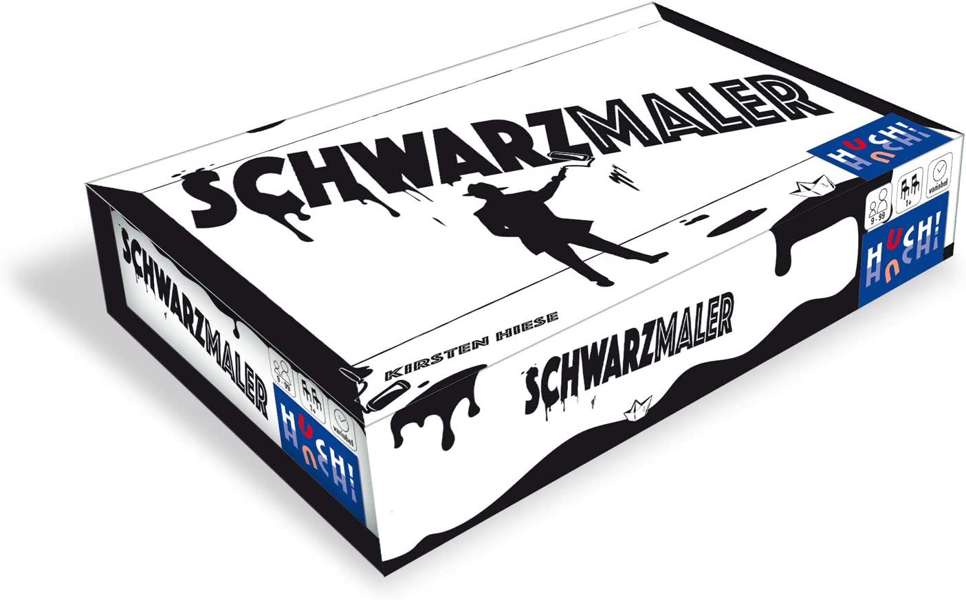 HUCH! Schwarzmaler Rätselspiel, schwarz/weiß