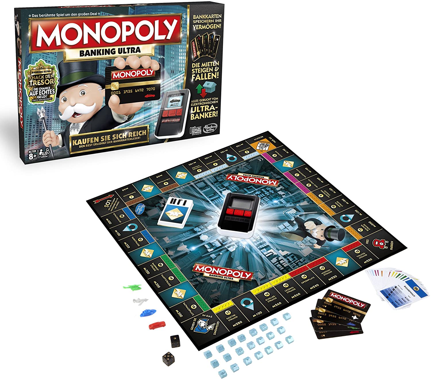 Hasbro Spiele B6677E39 - Monopoly Banking Ultra, Familienspiel