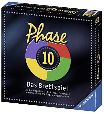 Ravensburger 'Phase 10 - Das Brettspiel', ab 10 Jahren, 2 - 6 Spieler, 60 min Spielzeit