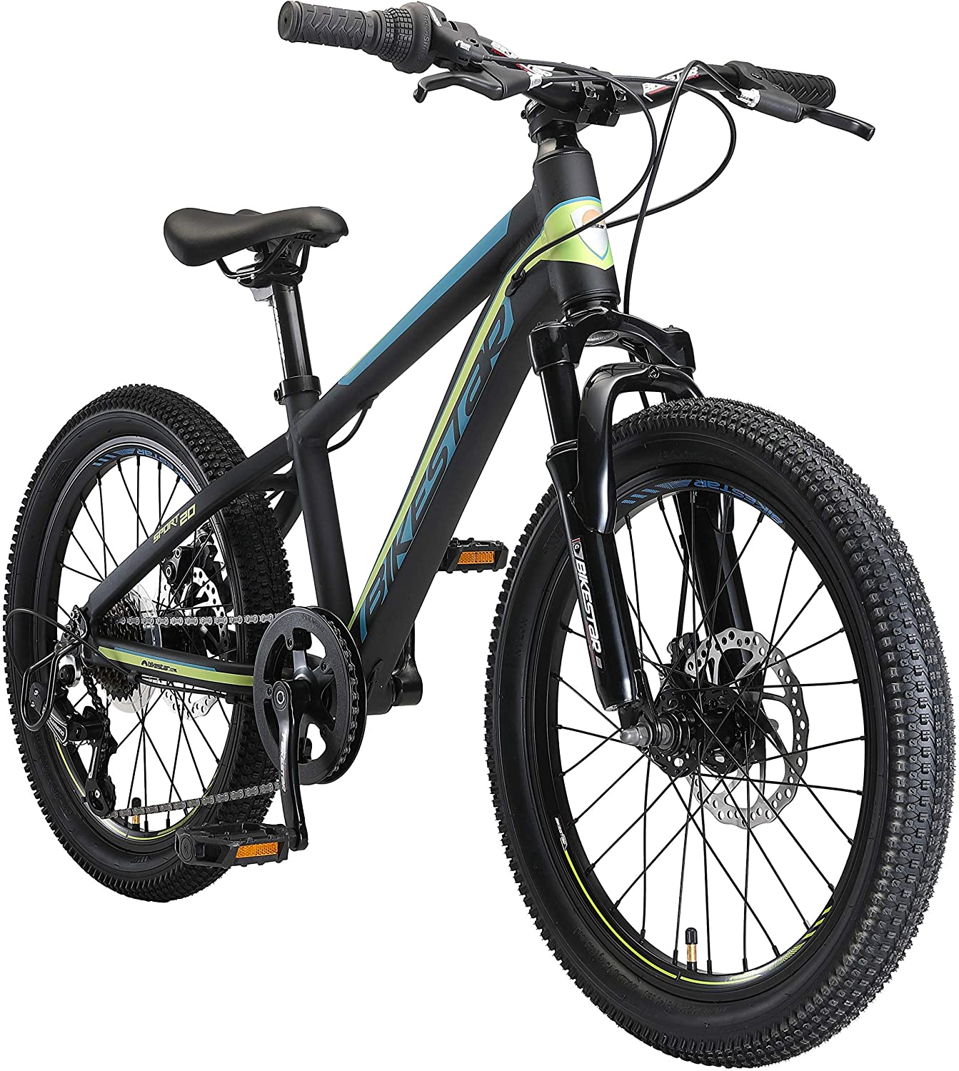 Bikestar Mountainbike Hardtail Sport 20 Zoll Schwarz Grun Tests Infos Preisvergleich