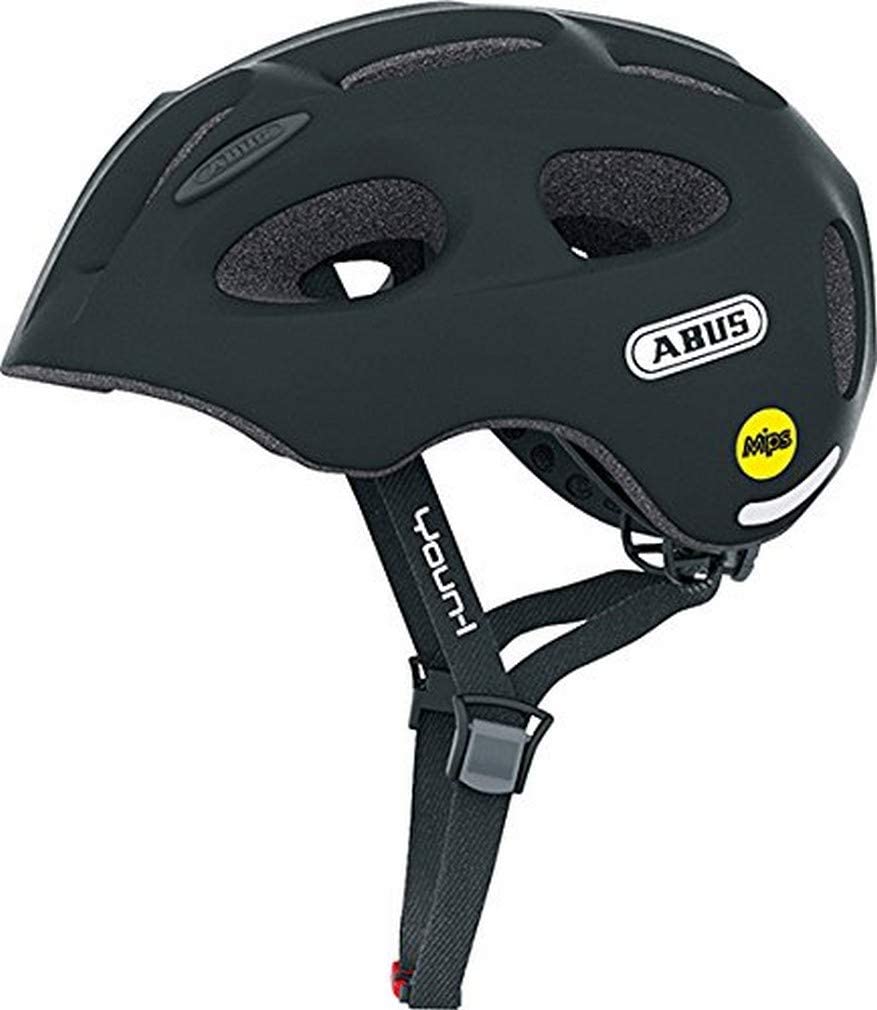 ABUS Fahrradhelm Youn-I MIPS - velvet black - 48-54 cm