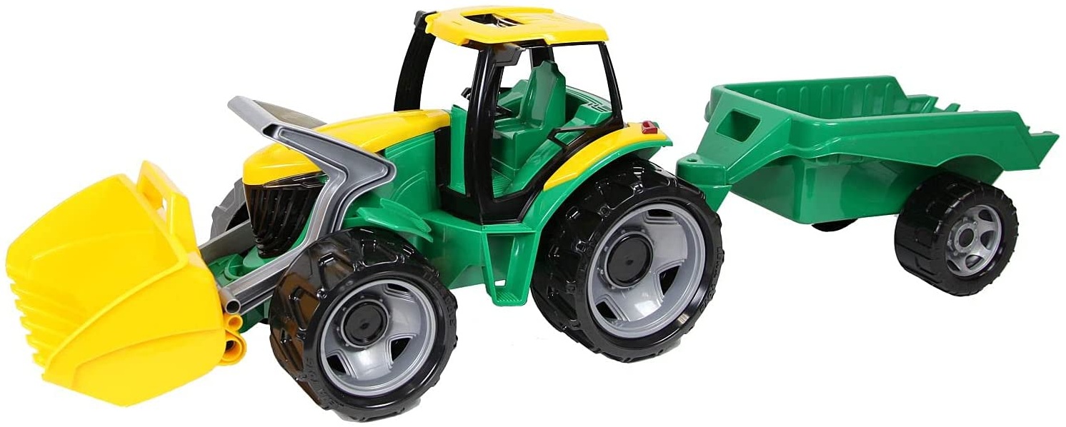 lena-02123-giga-trucks-traktor-mit-schaufel-und-anh-nger-gr-n-starke