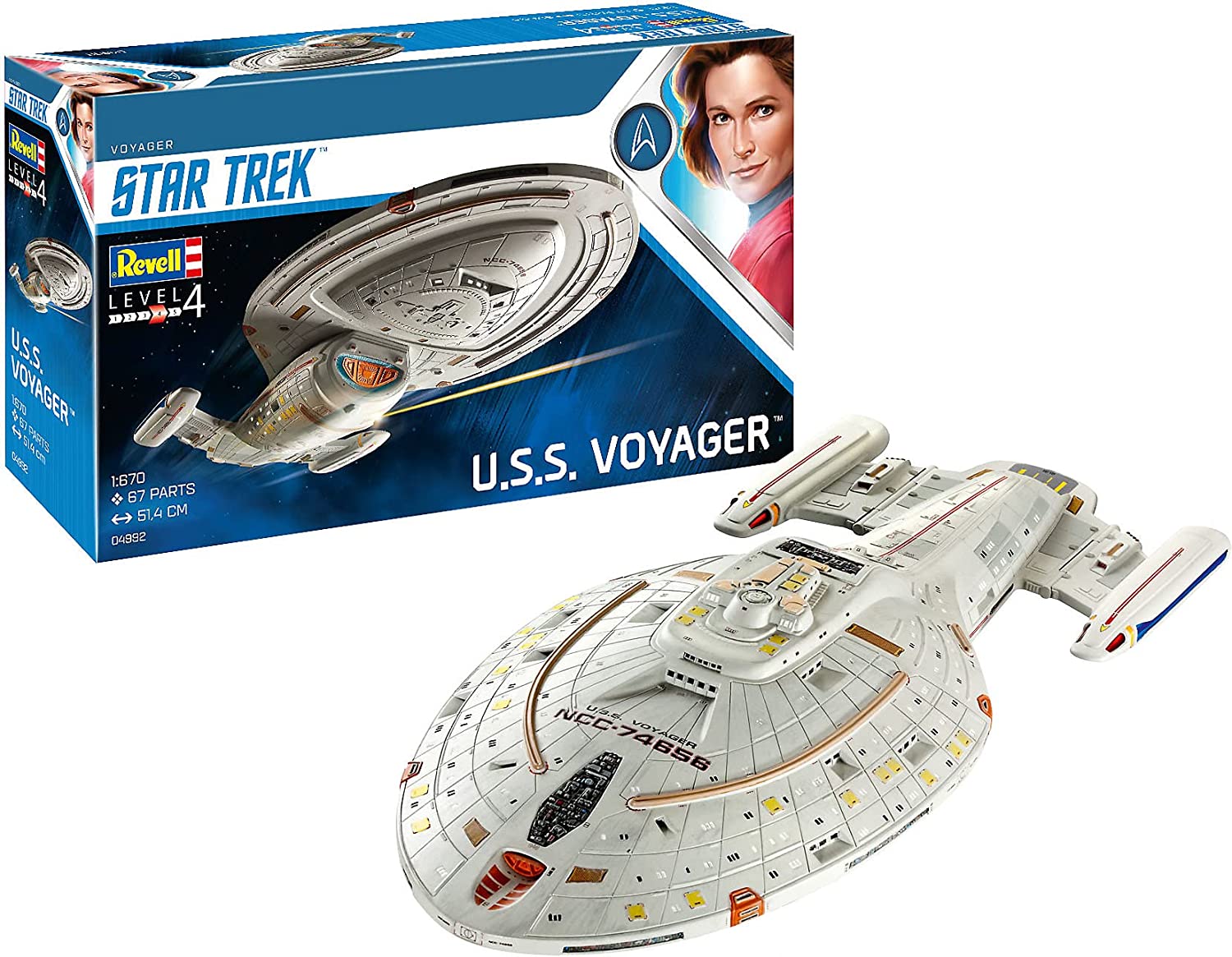 Revell Modellraumschiff USS Voyager 51 cm 67-teilig