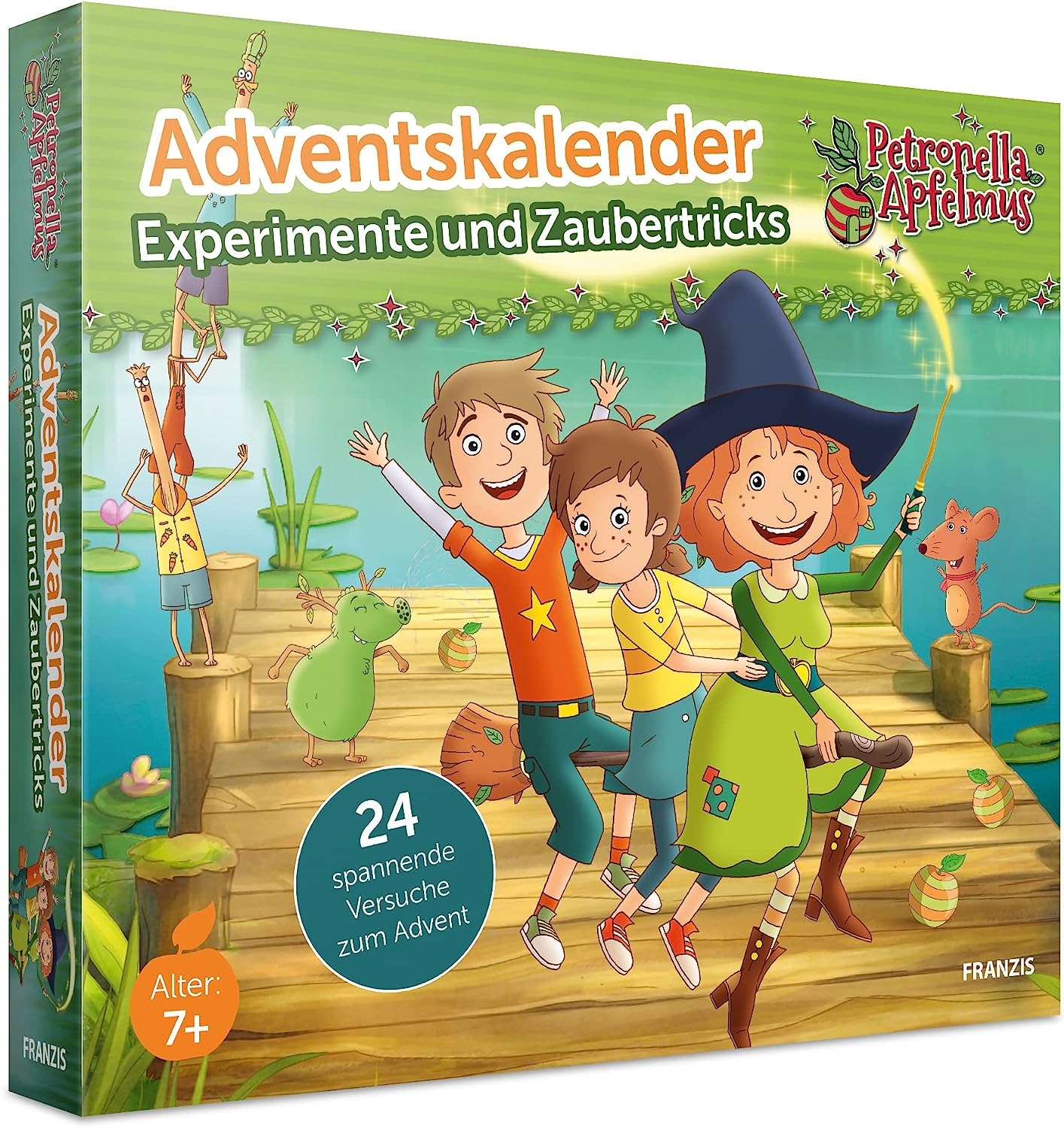 FRANZIS Adventskalender, 67202, Adventskalender Experimentieren und Zaubertricks